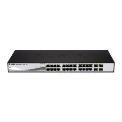 Switch D-Link 24p 10/100/100 PoE Rack (DGS-1210-24P/E)