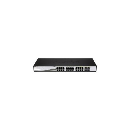 Switch D-Link 24p 10/100/100 PoE Rack (DGS-1210-24P/E)