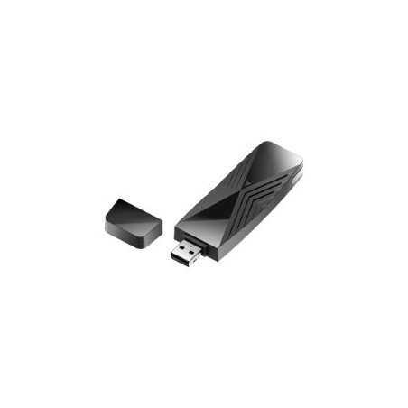 Adaptador D-Link USB 3.0 WiFi 6 WLAN Negro (DWA-X1850)