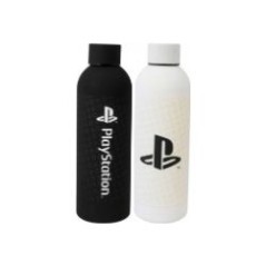 Botella Acero 600ml PlayStation Blanca/Negra PLSZ00321