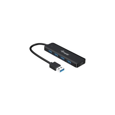 Hub EQUIP Life A USB-C3.0 a 4xUSB-A3.0 Negro (EQ128959)