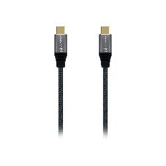 Cable AISENS USB-C 4/M a USB-C 4/M 1m Gris (A107-0671)