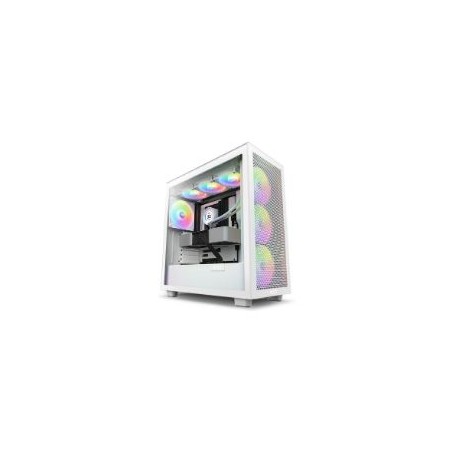Caja NZXT H7 Flow RGB ATX mATX Blanca (CM-H71FW-R1)