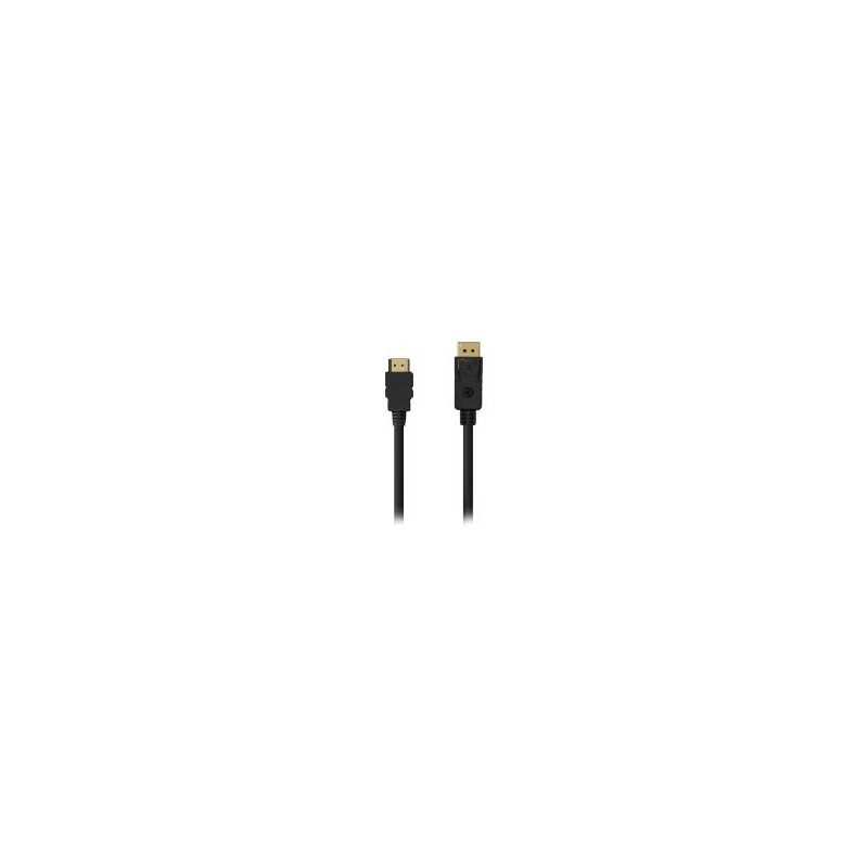 Cable AISENS DP/M a HDMI A/M 1.5m Negro (A125-0551)