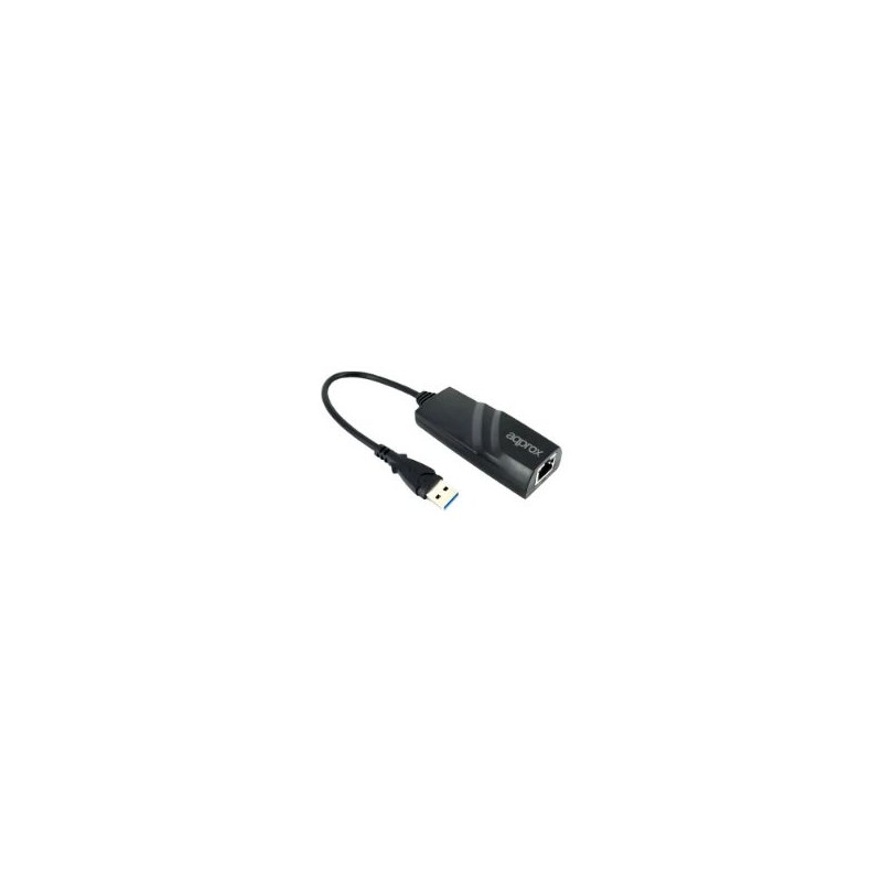 Adaptador Approx USB 3.0 a RJ45 Negro (APPC07GV3)