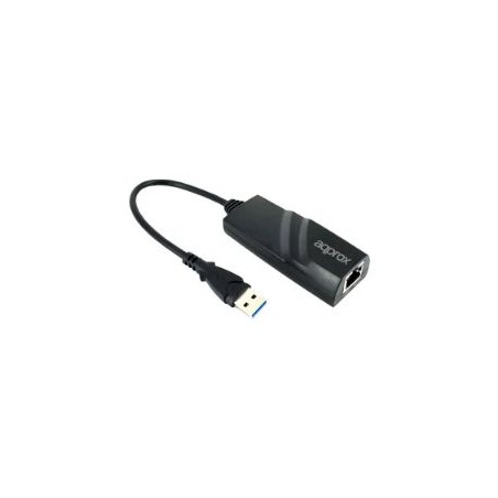Adaptador Approx USB 3.0 a RJ45 Negro (APPC07GV3)