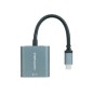 Adaptador Nanocable USB-C/M a DVI/H Gris (10.16.4103-G)