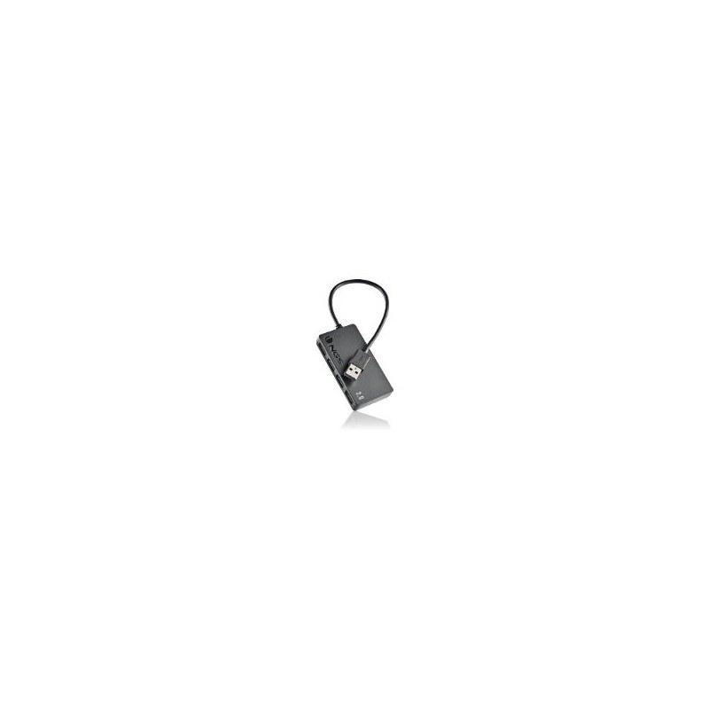 Hub NGS 4xUSB 2.0 Negro (IHUB4TINY)