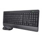 Teclado+Ratón Trust Trezo RF Wireless Negro (24531)