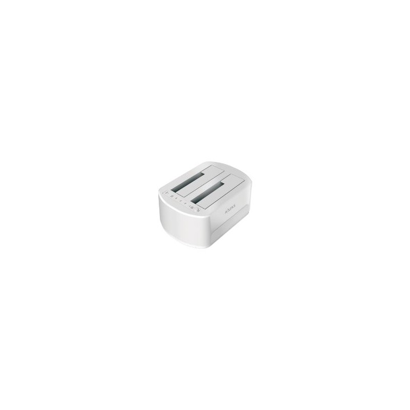 Dock AISENS USB 3.0 SATA 2.5"/3.5" Blanco (ASDS-D02W) Dock AISENS USB 3.0 SATA 2.5"/3.5" Blanco (ASDS-D02W)