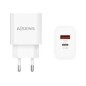 Cargador de Pared AISENS 20W USB-A/C Blanco (A110-0681) Cargador de Pared AISENS 20W USB-A/C Blanco (A110-0681)