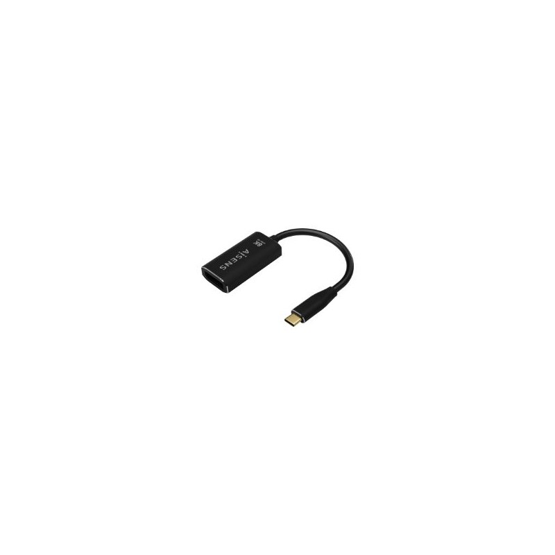 Adaptador AISENS USB-C/M a DP/H 15cm Negro (A109-0690)