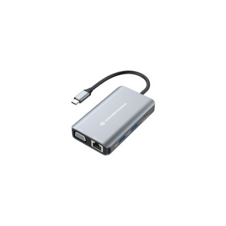 Adaptador CONCEPTRONIC USB-C 7en1 100W Gris (DONN21G)