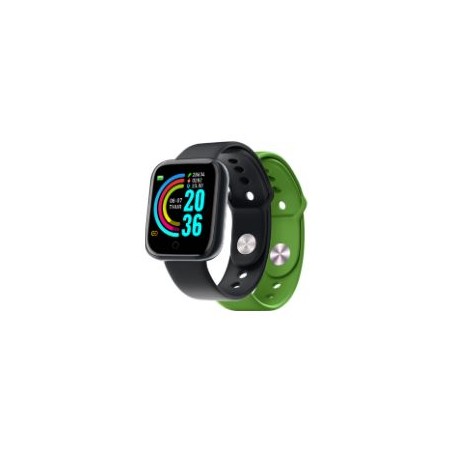 Smartwatch CELLY 1.44" BT Negro/Verde (TRAINERBEATGN)