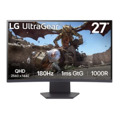 Monitor UltraGear LG 32" VA QHD Curvo Negro(32GS60QC-B)