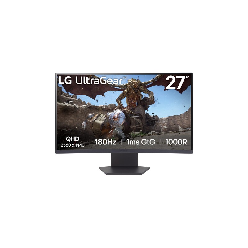 Monitor UltraGear LG 32" VA QHD Curvo Negro(32GS60QC-B)