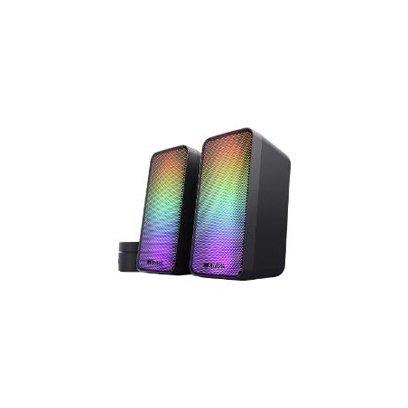 Altavoces Trust GXT611 Wezz 2.0 RGB 3.5mm Negro (24587)