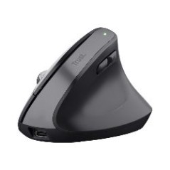 Ratón Vertical Trust Bayo+ Óptico RF BT Negro (25146)