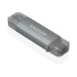 Lector Tarjetas AISENS USB-A/C 3.0 Gris (ASCR-2AC08-GR) Lector Tarjetas AISENS USB-A/C 3.0 Gris (ASCR-2AC08-GR)