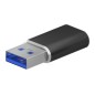 Adaptador AISENS USB-A/M a USB-C/H Negro (A108-0678)