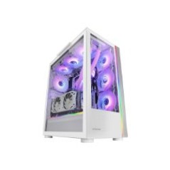 Caja Mars Gaming ARGB ATX EATX mATX Blanca (MCULTRAW)