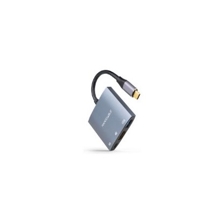 Adaptador Nanocable USB-C a USB-A/C/HDMI (10.16.4306)