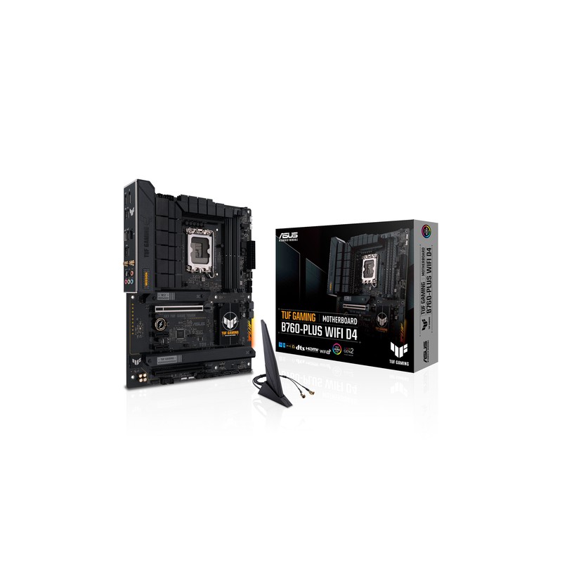 ASUS TUF GAMING B760-PLUS WIFI D4:(1700) 4DDR4 HDMI ATX
