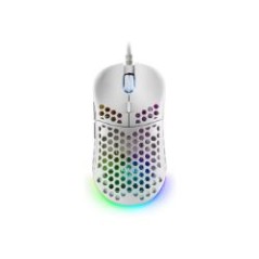 Ratón Mars Gaming RGB USB-A 12800dpi Blanco (MM55W)