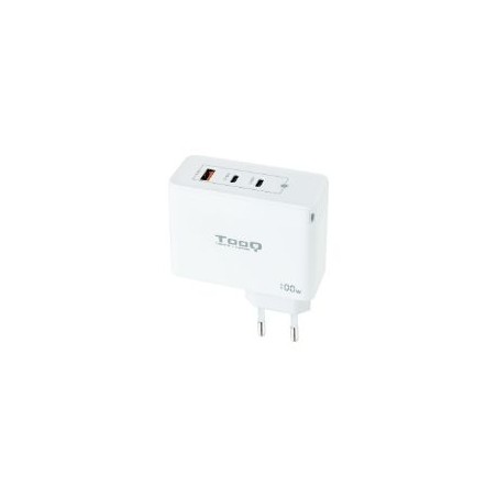 Cargador de Pared TooQ 100W USB-A/C (TQWC-GANQC2PD100W)