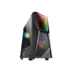 Caja Mars Gaming ARGB ATX mATX Mini-ITX Negra (MC777)