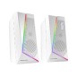 Altavoces Mars Gaming 2.0 BT 5.0 RGB 20W Blancos (MS7W)