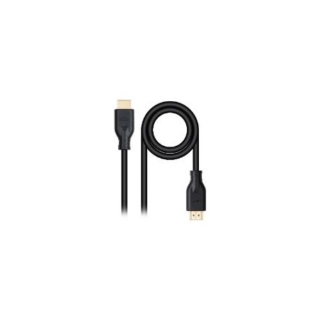Nanocable HDMI A/M/ a HDMI A/M 50cm Negro (10.15.3900)