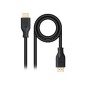 Nanocable HDMI A/M/ a HDMI A/M 50cm Negro (10.15.3900)