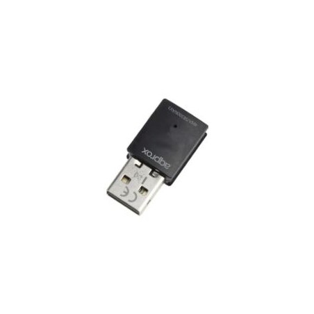 Adaptador Approx Nano USB2.0 WiFi Negro (APPUSB300NAV3)