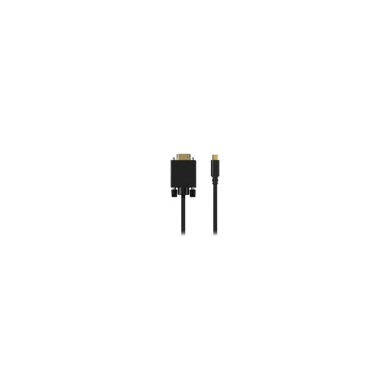 Cable AISENS USB-C/M a VGA/H 0.8m Negro (A109-0692)