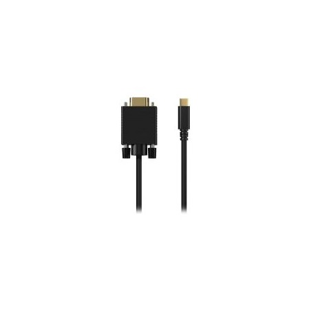 Cable AISENS USB-C/M a VGA/H 0.8m Negro (A109-0692)