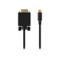 Cable AISENS USB-C/M a VGA/H 0.8m Negro (A109-0692)