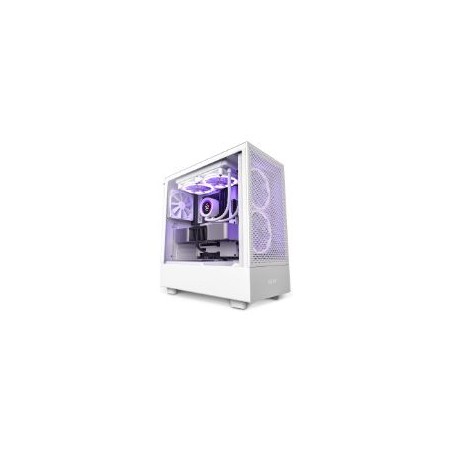 Caja NZXT H5 FLOW RGB ATX Blanco (CC-H51FW-R1)