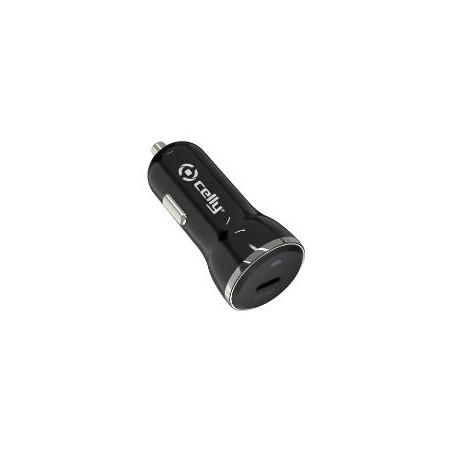 Cargador Coche CELLY 20W 1xUSB-A 2.0 Negro (RTGCC20WBK)