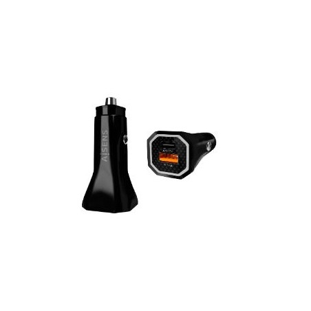 Cargador de Coche AISENS 20W USB-A/C (ASCH-CAR2PQC-BK)