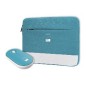 Funda+Ratón PANTONE 15.6" Poliéster Azul (PT-BGMS001G1)