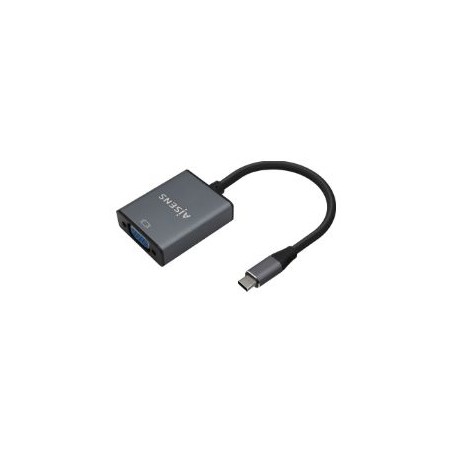 Adaptador AISENS USB-C/M a VGA/H 15cm Gris (A109-0691)