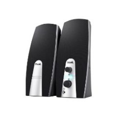Altavoces Trust 2.0 10W Amplificador 3.5mm Negro(24660)
