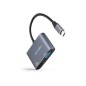Adaptador Nanocable USB-C/M-HDMI/VGA Gris (10.16.4303) Adaptador Nanocable USB-C/M-HDMI/VGA Gris (10.16.4303)