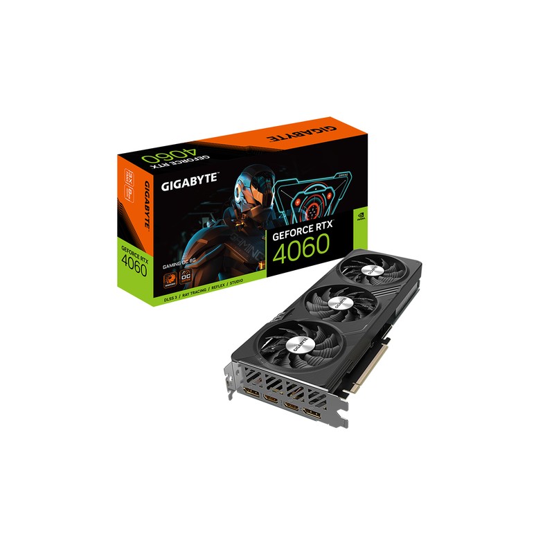GIGABYTE RTX 4060 OC 8Gb GDDR6 (GV-N4060GAMING OC-8GD)