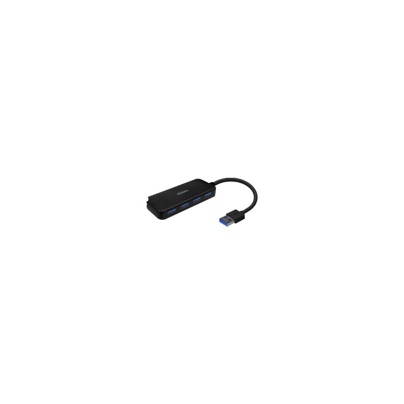 Hub AISENS USB-A 3.0 a 4xUSB-A 3.0 Negro (A106-0713)