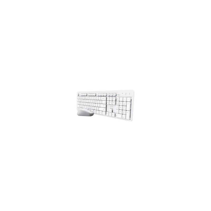 Teclado+Raton TRUST ODY II Wireless Blanco (25467)