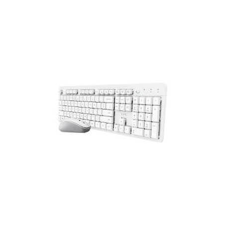 Teclado+Raton TRUST ODY II Wireless Blanco (25467)