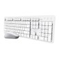 Teclado+Raton TRUST ODY II Wireless Blanco (25467)
