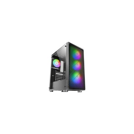 Semitorre Mars Gaming ARGB S/F USB2/3 ATX Negra (MCF)